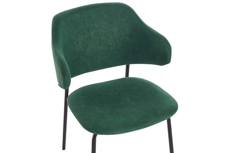 Set med 2 matstolar Kenai - Grön, Svart - Möbler - Vardagsrum - Stolar & sittmöbler - Karmstolar