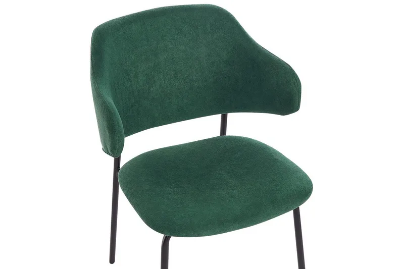 Set med 2 matstolar Kenai - Grön, Svart - Möbler - Vardagsrum - Stolar & sittmöbler - Karmstolar