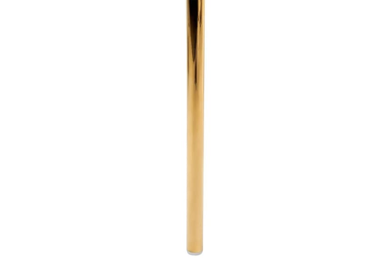 Set med 2 matstolar Loverna, Vitt/guld/Sammet