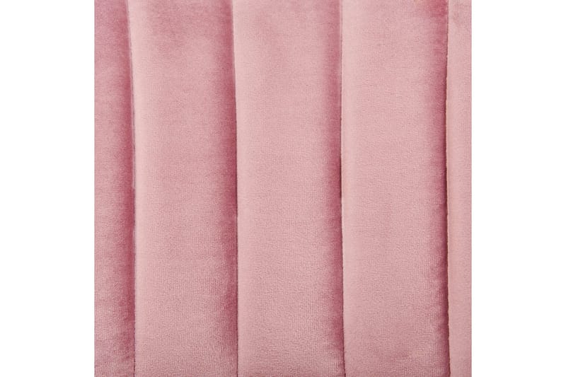 Set med 2 matstolar Mariposa - Rosa, Svart/Sammet - Möbler - Vardagsrum - Stolar & sittmöbler - Karmstolar