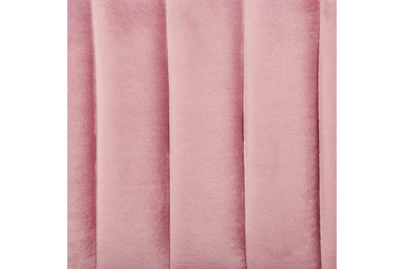 Set med 2 matstolar Mariposa - Rosa, Svart/Sammet - Möbler - Vardagsrum - Stolar & sittmöbler - Karmstolar