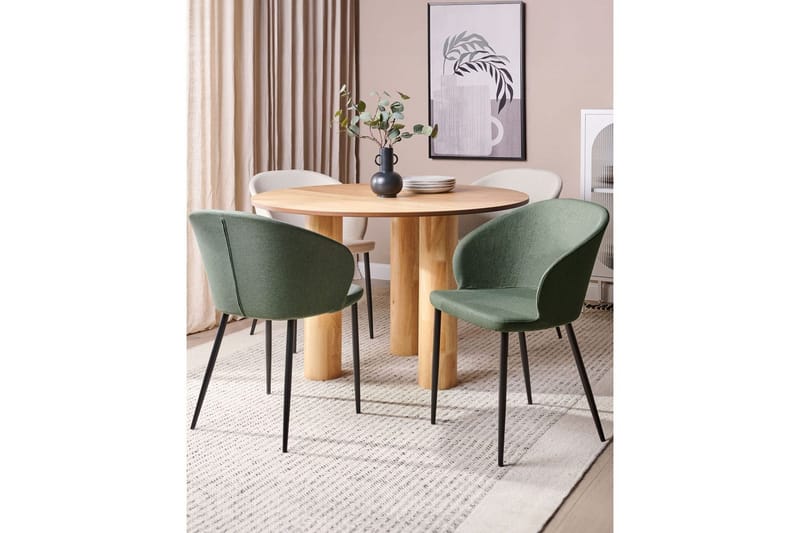 Set med 2 matstolar Mason - Möbler - Vardagsrum - Stolar & sittmöbler - Karmstolar