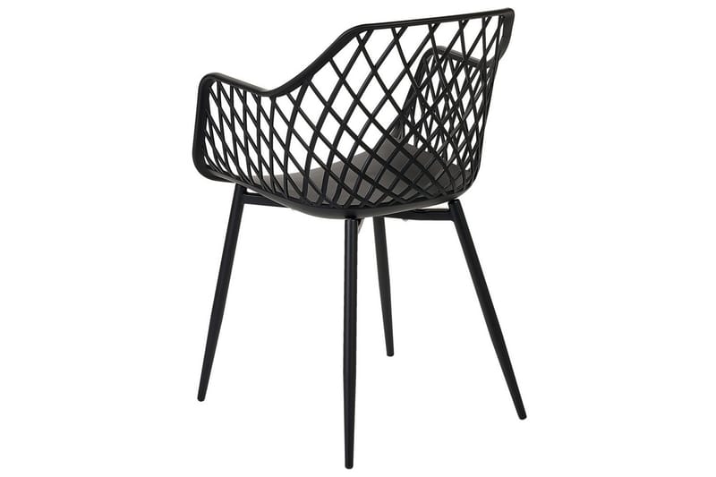 Set med 2 matstolar Nashua ll - Svart - Möbler - Vardagsrum - Stolar & sittmöbler - Karmstolar