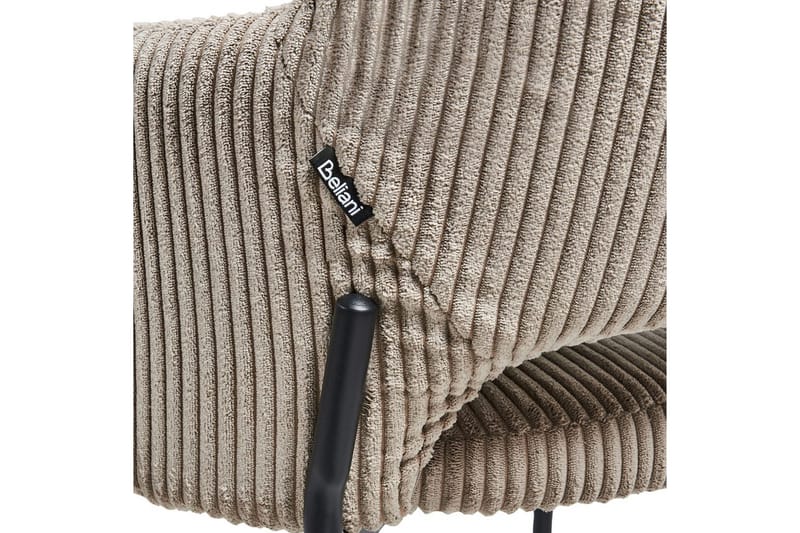 Set med 2 matstolar Raton - Beige, svart - Möbler - Vardagsrum - Stolar & sittmöbler - Karmstolar