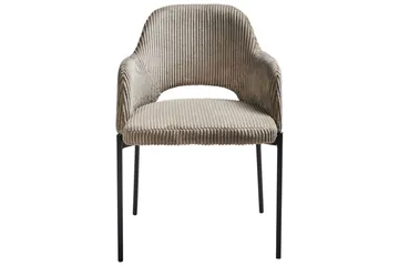 Set med 2 matstolar Raton - Beige, svart - Möbler - Vardagsrum - Stolar & sittmöbler - Karmstolar