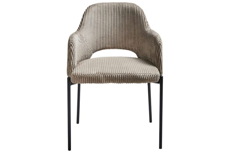 Set med 2 matstolar Raton - Beige, svart - Möbler - Vardagsrum - Stolar & sittmöbler - Karmstolar