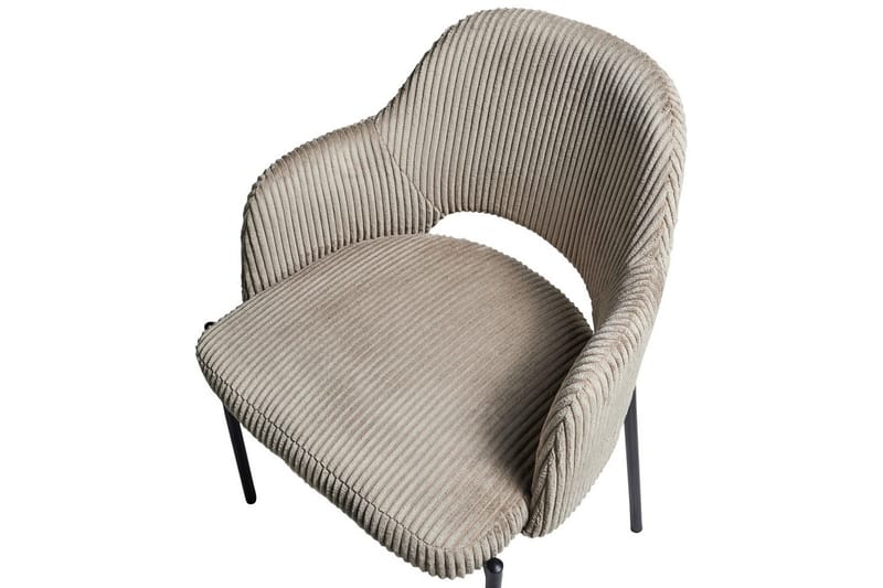 Set med 2 matstolar Raton - Beige, svart - Möbler - Vardagsrum - Stolar & sittmöbler - Karmstolar