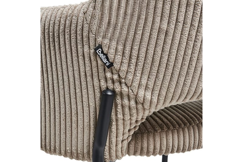 Set med 2 matstolar Raton - Beige, svart - Möbler - Vardagsrum - Stolar & sittmöbler - Karmstolar