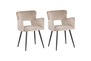 Set med 2 matstolar Sanilac
