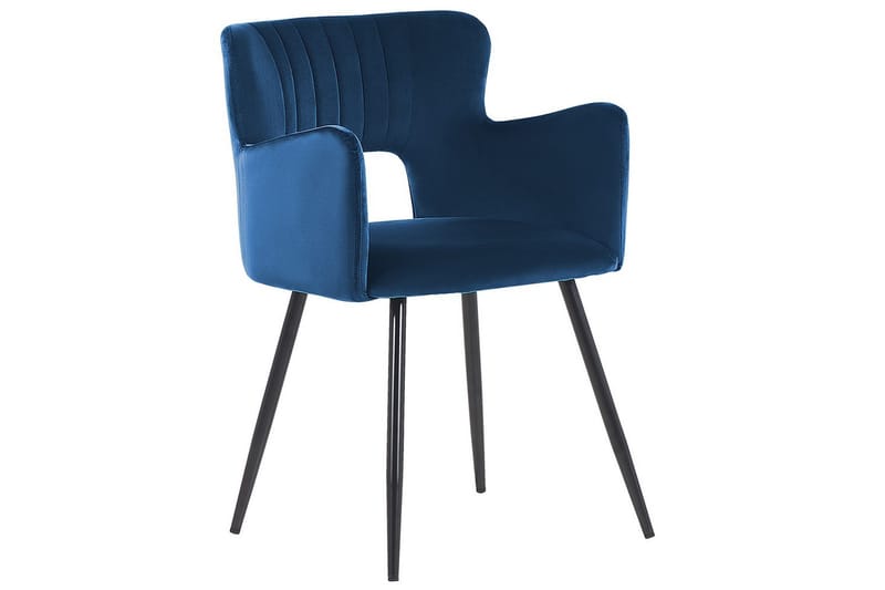 Set med 2 matstolar Sanilac - Blå - Möbler - Vardagsrum - Stolar & sittmöbler - Karmstolar
