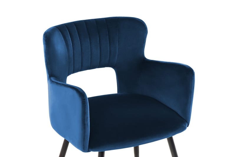 Set med 2 matstolar Sanilac - Blå - Möbler - Vardagsrum - Stolar & sittmöbler - Karmstolar