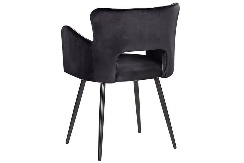 Set med 2 matstolar Sanilac - Svart - Möbler - Vardagsrum - Stolar & sittmöbler - Karmstolar
