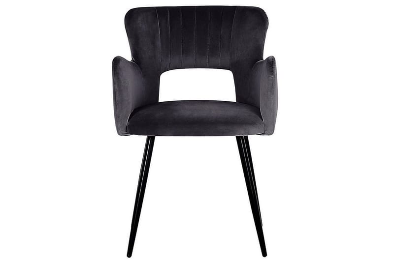 Set med 2 matstolar Sanilac - Svart - Möbler - Vardagsrum - Stolar & sittmöbler - Karmstolar