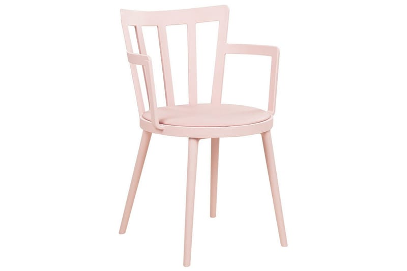Set med 4 matstolar Morill - Rosa - Möbler - Vardagsrum - Stolar & sittmöbler - Karmstolar