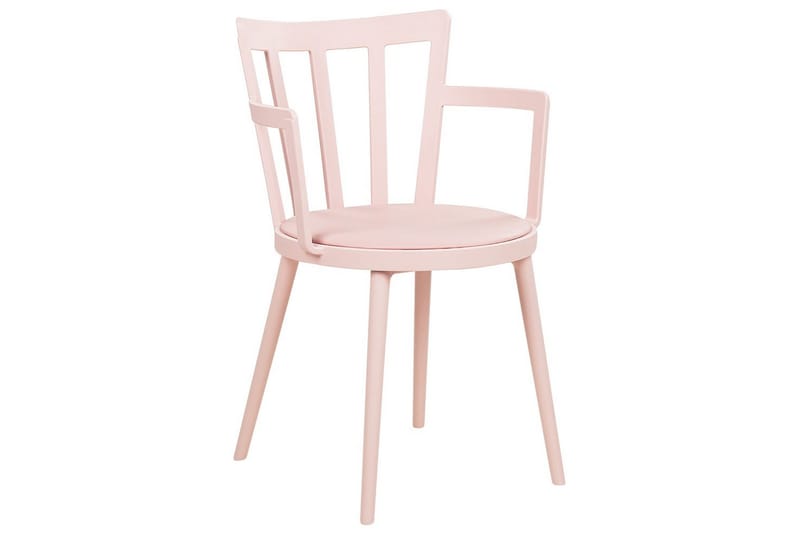 Set med 4 matstolar Morill - Rosa - Möbler - Vardagsrum - Stolar & sittmöbler - Karmstolar