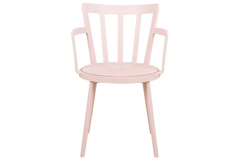 Set med 4 matstolar Morill - Rosa - Möbler - Vardagsrum - Stolar & sittmöbler - Karmstolar