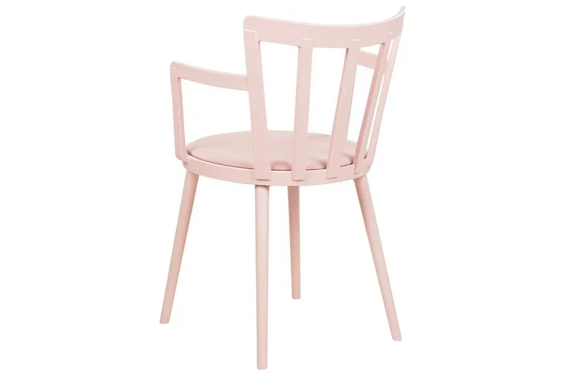 Set med 4 matstolar Morill - Rosa - Möbler - Vardagsrum - Stolar & sittmöbler - Karmstolar