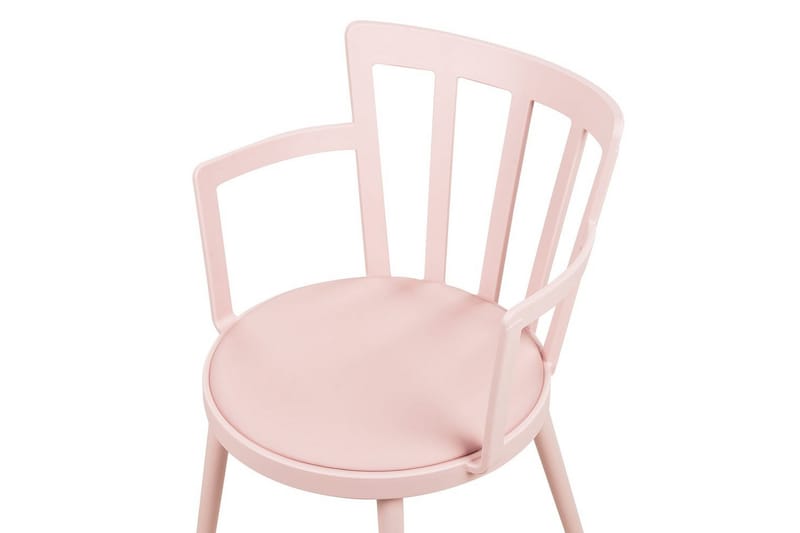 Set med 4 matstolar Morill - Rosa - Möbler - Vardagsrum - Stolar & sittmöbler - Karmstolar