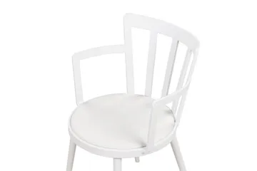 Set med 4 matstolar Morill - Vit - Möbler - Vardagsrum - Stolar & sittmöbler - Karmstolar