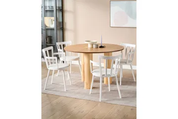 Set med 4 matstolar Morill - Vit - Möbler - Vardagsrum - Stolar & sittmöbler - Karmstolar