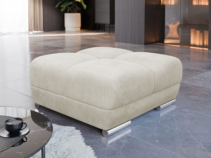 Simerly Fotpall - beige - Möbler - Vardagsrum - Stolar & sittmöbler - Sittpuff