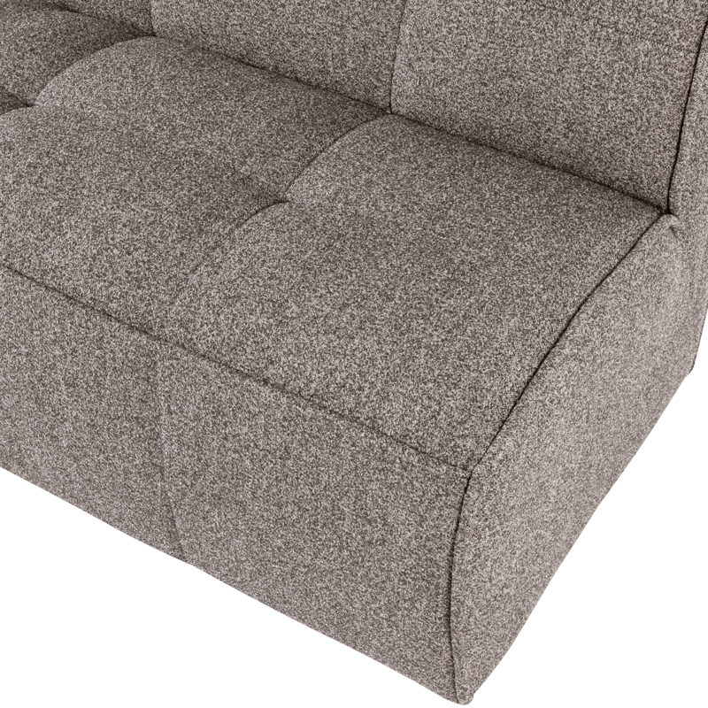 2-sits Soffa Cluster - Mellanbrun - Möbler - Vardagsrum - Stolar & sittmöbler - Sittbänk - Bänk med ryggstöd