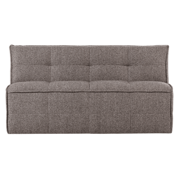 2-sits Soffa Cluster - Mellanbrun - Möbler - Vardagsrum - Stolar & sittmöbler - Sittbänk - Bänk med ryggstöd