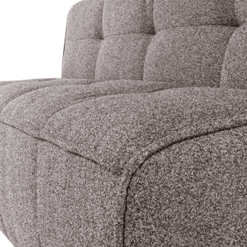 2-sits Soffa Cluster - Mellanbrun - Möbler - Vardagsrum - Stolar & sittmöbler - Sittbänk - Bänk med ryggstöd