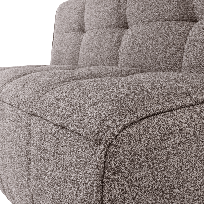 2-sits Soffa Cluster - Mellanbrun - Möbler - Vardagsrum - Stolar & sittmöbler - Sittbänk - Bänk med ryggstöd