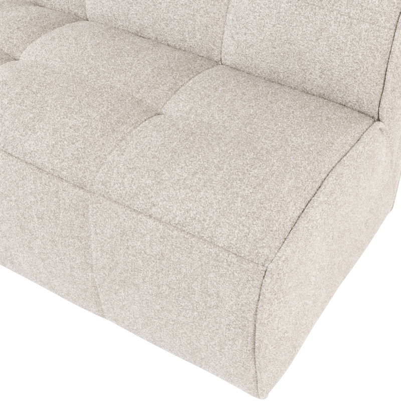 2-sits Soffa Cluster - Sand - Möbler - Vardagsrum - Stolar & sittmöbler - Sittbänk - Bänk med ryggstöd