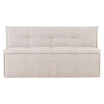 2-sits Soffa Cluster - Sand - Möbler - Vardagsrum - Stolar & sittmöbler - Sittbänk - Bänk med ryggstöd
