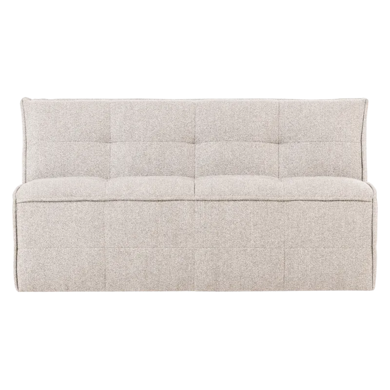2-sits Soffa Cluster - Sand - Möbler - Vardagsrum - Stolar & sittmöbler - Sittbänk - Bänk med ryggstöd