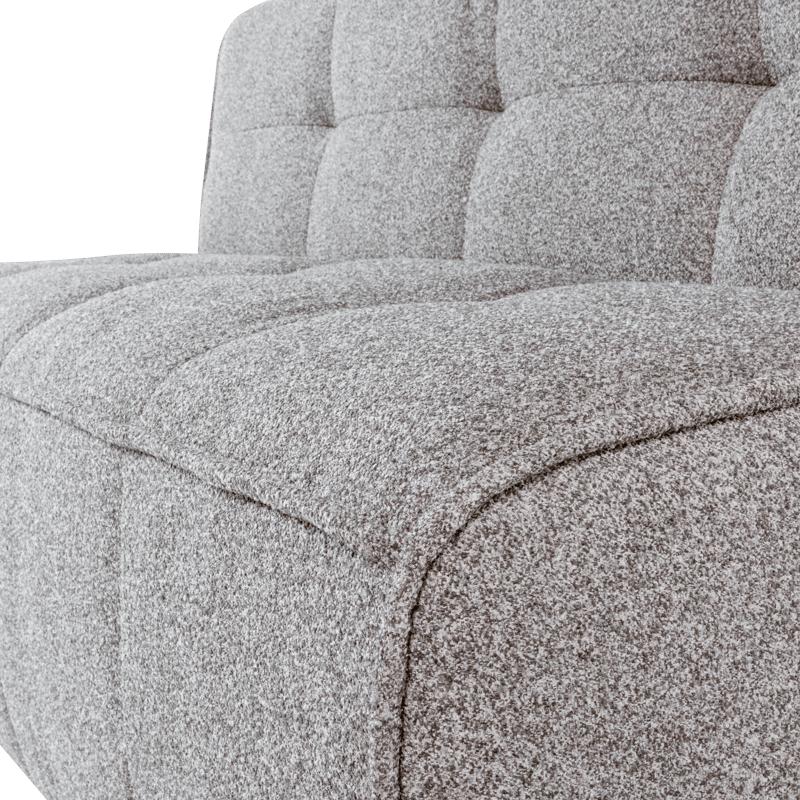 2-sits Soffa Cluster - Varmgrå - Möbler - Vardagsrum - Stolar & sittmöbler - Sittbänk - Bänk med ryggstöd