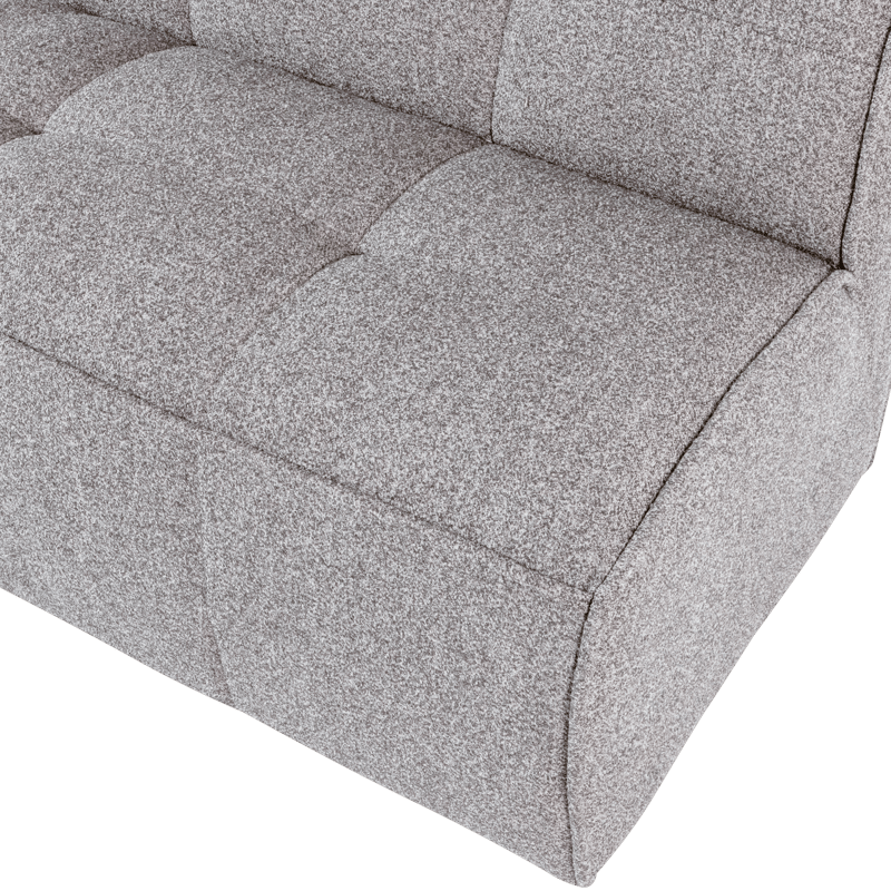 2-sits Soffa Cluster - Varmgrå - Möbler - Vardagsrum - Stolar & sittmöbler - Sittbänk - Bänk med ryggstöd