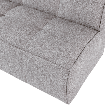 2-sits Soffa Cluster - Varmgrå - Möbler - Vardagsrum - Stolar & sittmöbler - Sittbänk - Bänk med ryggstöd
