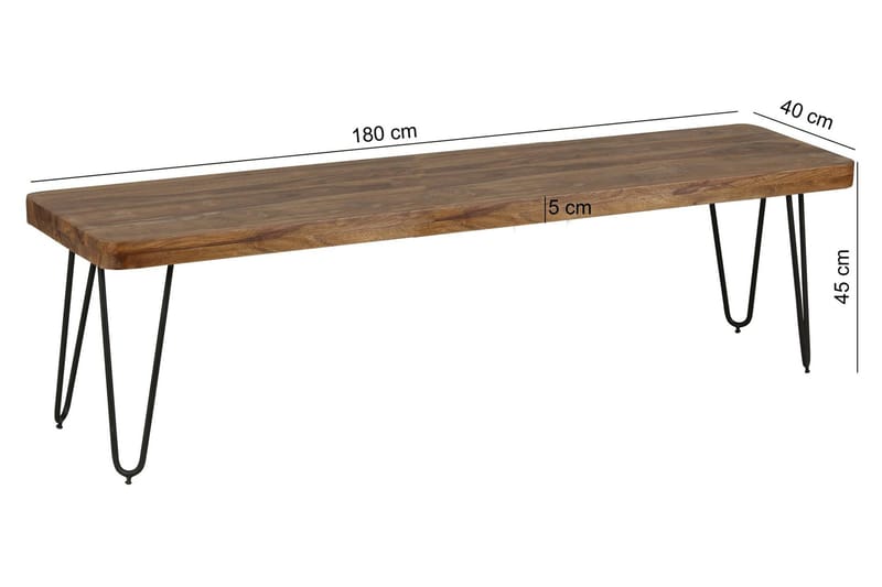 Agamveer Sittbänk - Trä/natur - Möbler - Vardagsrum - Stolar & sittmöbler - Sittbänk