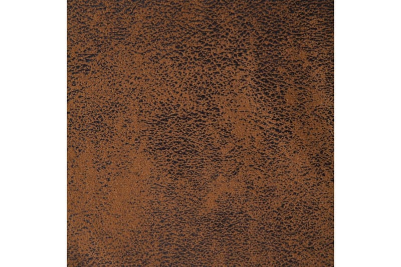 Bänk 106 cm konstmocka brun - Brun - Sittbänk