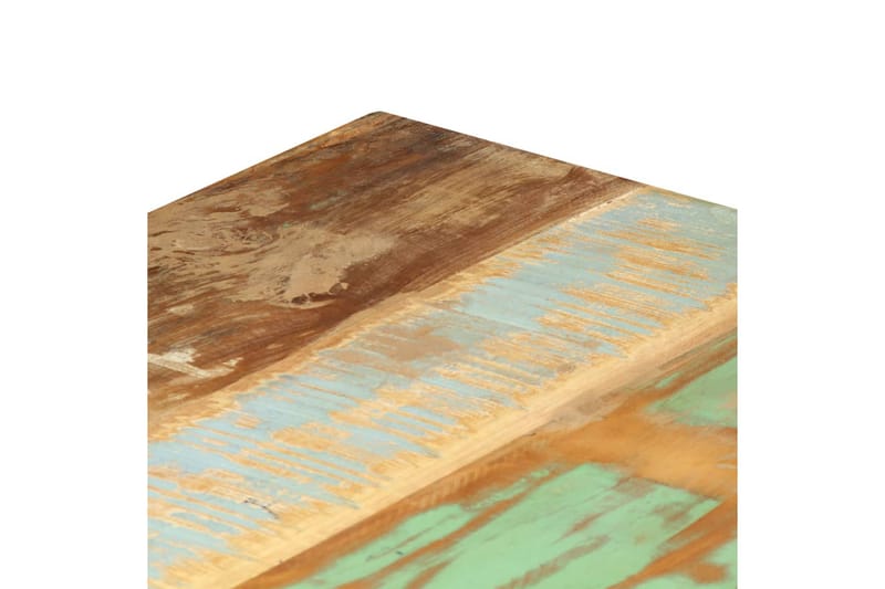 Bänk 110 cm massivt återvunnet trä - Flerfärgad - Sittbänk