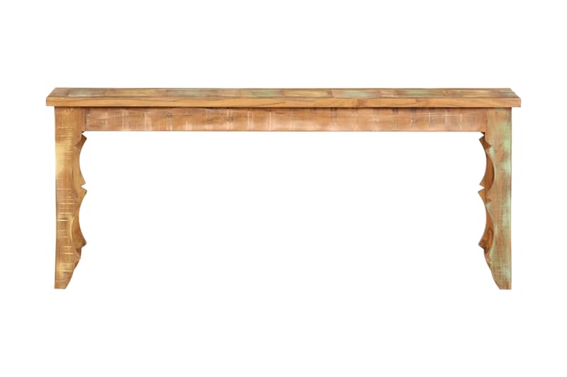 Bänk 110x35x45 cm massivt återvunnet trä - Brun - Sittbänk