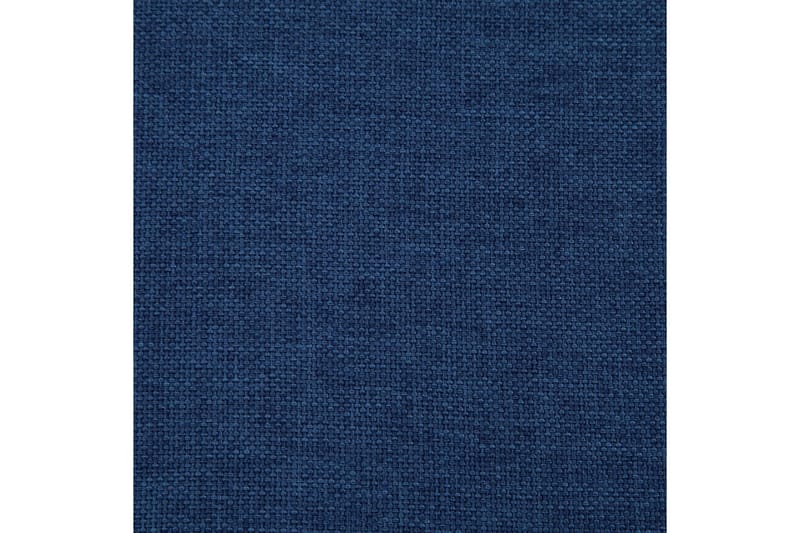 Bänk med förvaringsutrymme 116 cm blå polyester - Blå - Möbler - Vardagsrum - Stolar & sittmöbler - Sittbänk