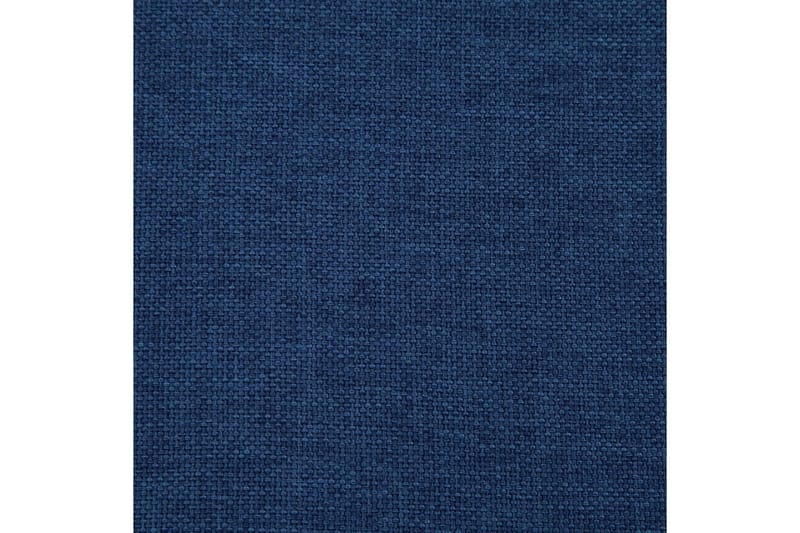 Bänk med förvaringsutrymme 116 cm blå polyester - Blå - Sittbänk