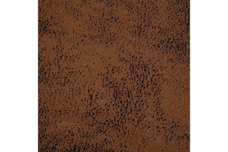 Bänk 139,5 cm konstmocka brun - Brun - Möbler - Vardagsrum - Stolar & sittmöbler - Sittbänk - Bänk med ryggstöd