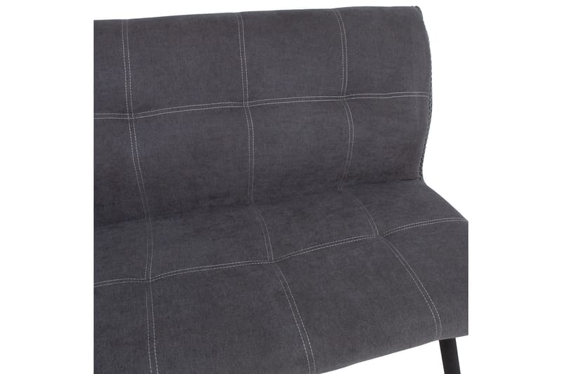 EDDY Soffa 160 cm Grå - Möbler - Vardagsrum - Stolar & sittmöbler - Sittbänk - Bänk med ryggstöd