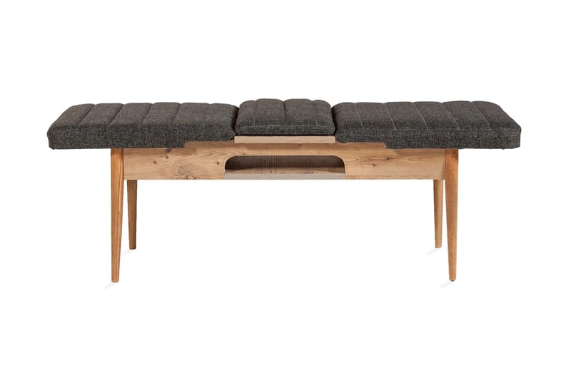 Idehult Bänk 51 cm, Trä/natur/Antracit