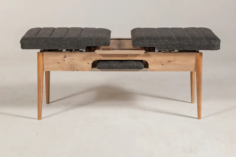 Idehult Bänk 51 cm - Trä/natur/Antracit - Möbler - Vardagsrum - Stolar & sittmöbler - Sittbänk