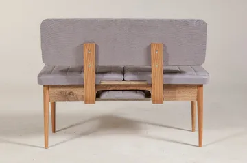 Shundrea Bänk 85 cm - Trä/natur - Möbler - Vardagsrum - Stolar & sittmöbler - Sittbänk - Bänk med ryggstöd