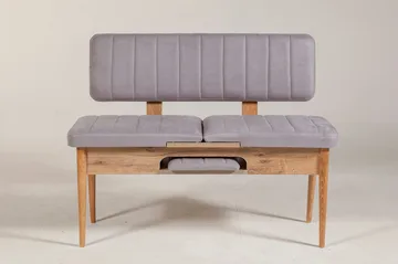 Shundrea Bänk 85 cm - Trä/natur - Möbler - Vardagsrum - Stolar & sittmöbler - Sittbänk - Bänk med ryggstöd