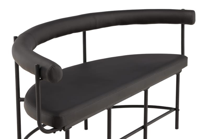 Stallhagen x Josefin Lustig Sittbänk 165 cm - Svart - Möbler - Vardagsrum - Stolar & sittmöbler - Sittbänk - Bänk med ryggstöd
