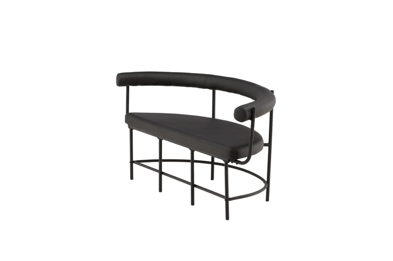 Stallhagen x Josefin Lustig Sittbänk 165 cm - Svart - Möbler - Vardagsrum - Stolar & sittmöbler - Sittbänk - Bänk med ryggstöd