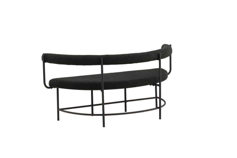 Stallhagen x Josefin Lustig Sittbänk 165 cm - Svart - Möbler - Vardagsrum - Stolar & sittmöbler - Sittbänk - Bänk med ryggstöd